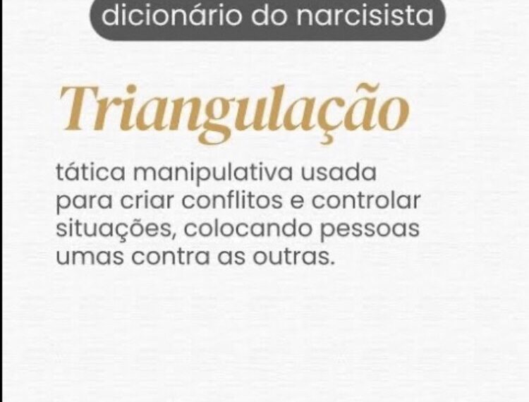 Triangulação Narcisista